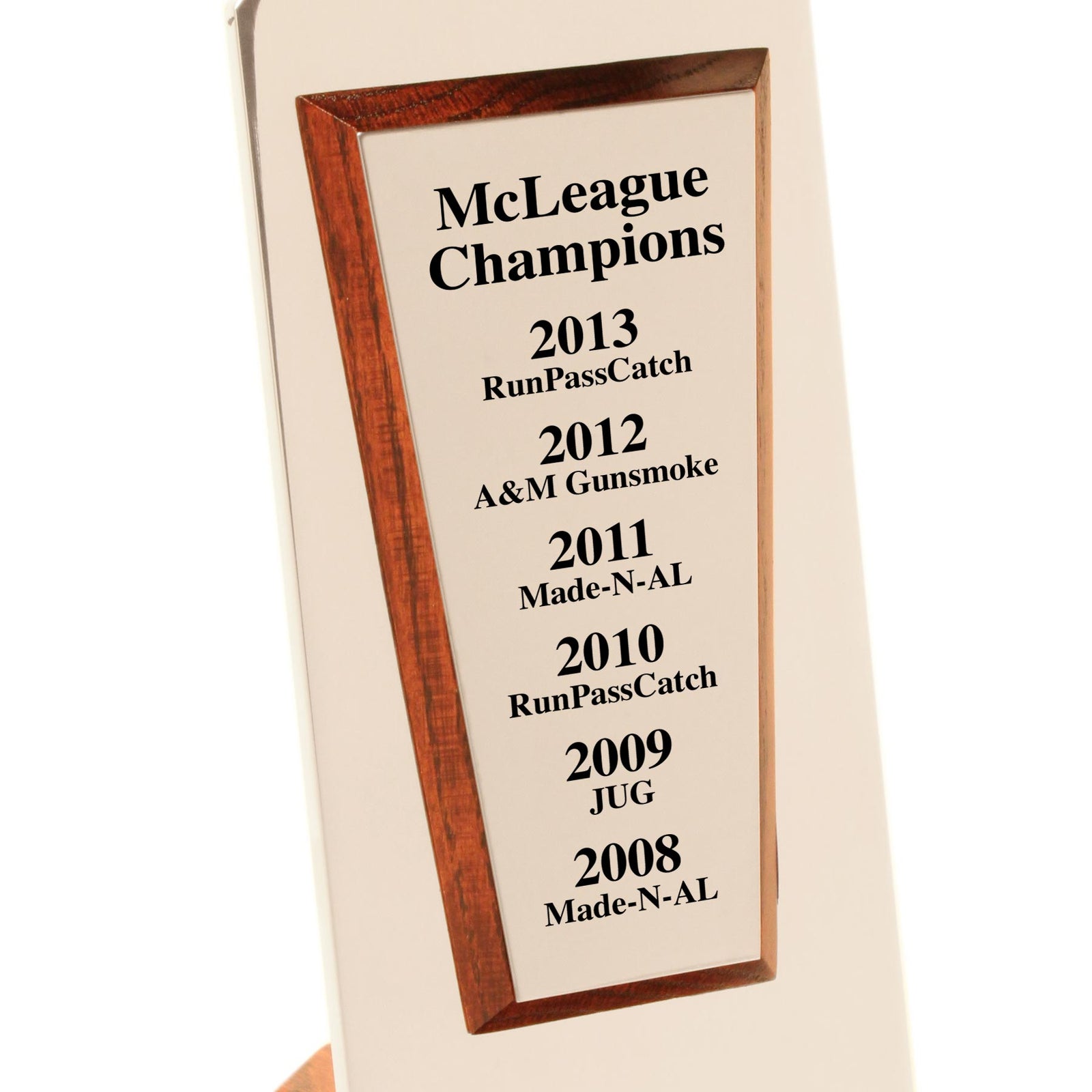 A.A.M. Basketball Engraving Plate